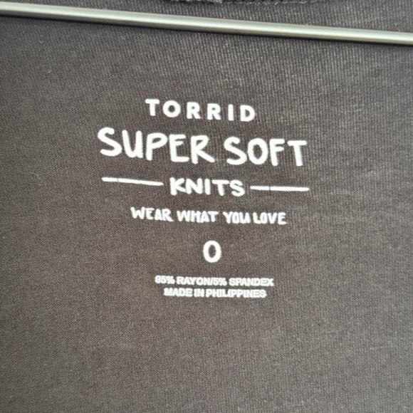 Torrid - Super Soft Cardigan Dolman Sleeve Rib-Cuff Black Oversized Large / 0 - Picture 6 of 10